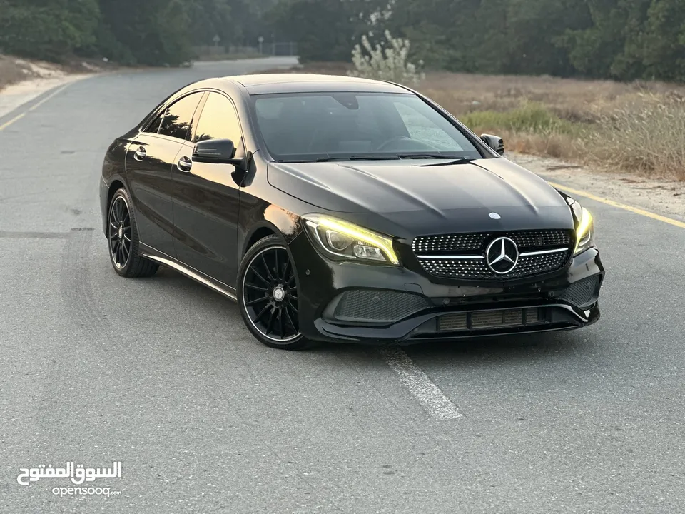 مرسيدس CLA 250 خليجي 2018 كاش أو اقساط على البنك بحاله ممتازه جاهزه للاستخدام