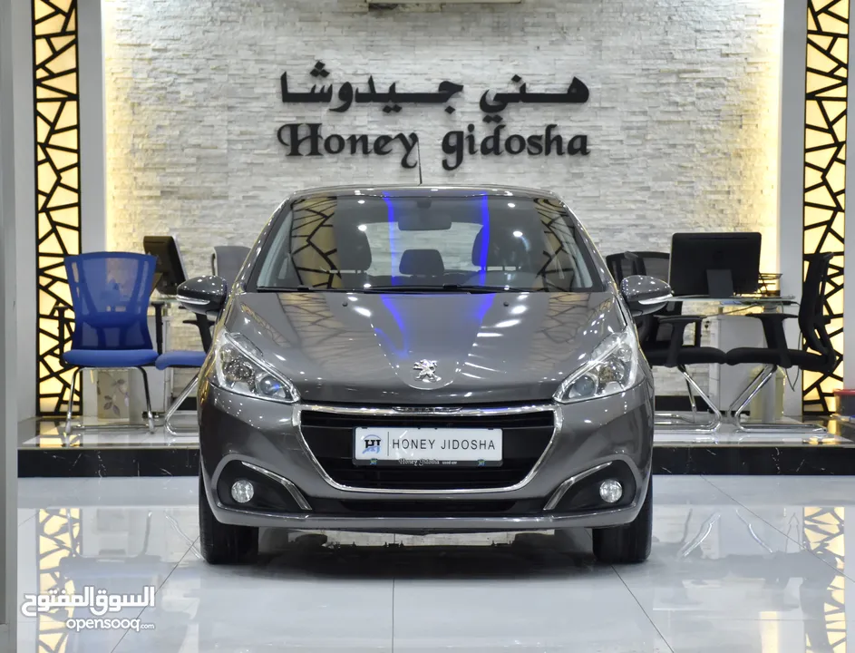 Peugeot 208 1.6L ( 2019 Model ) in Grey Color GCC Specs