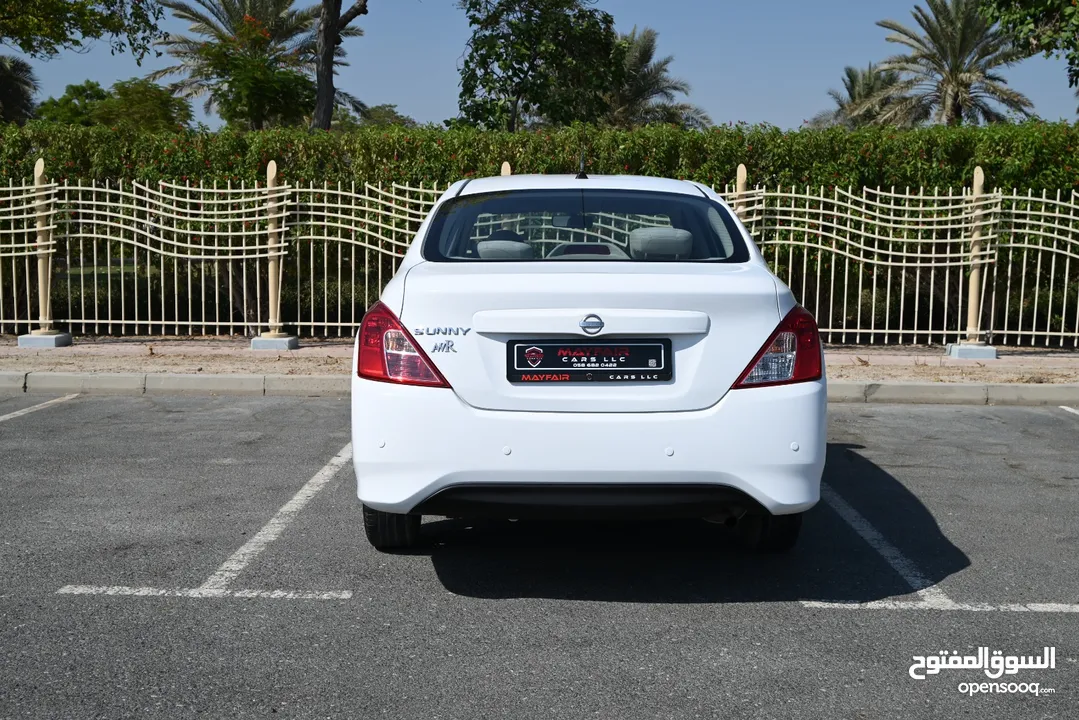 0% DP - GCC - NISSAN SUNNY SV - 1.5L V4 FWD - LOW MILEAGE - FIRST OWNER - WELL MAINTAINED