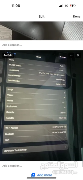 iPad 12.9 جديد مستعمل