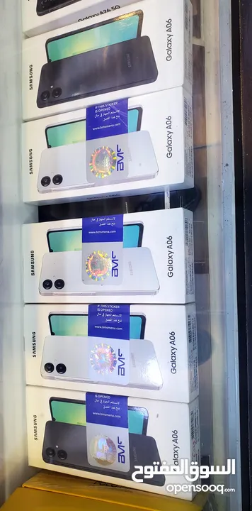 سامسونج A06 كفالة الوكيل الرسمي في الاردن سنه كامله 4 ram 64G 4 ram 128G 6 ram 128
