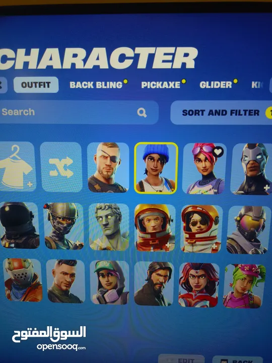 حساب فورت نايت سيزون 3 ونوادر مميزة