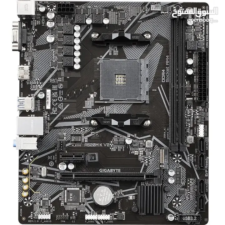 GIGABYTE A520M DDR4 support Ryzen 7 and 5 5600x