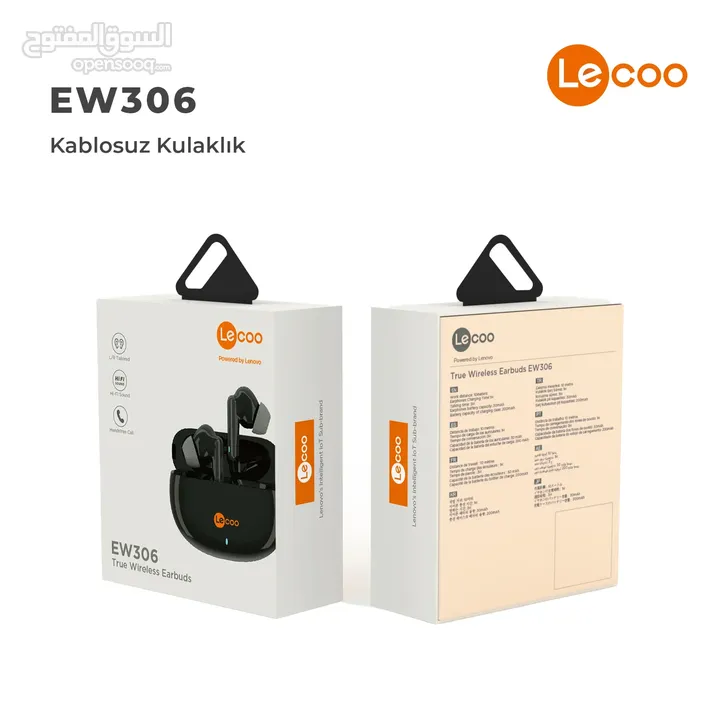 سماعات اذن اصلية من ليكوو بلوتوث عالية الجودة Lenovo Lecoo EW306 Earphone HD Audio