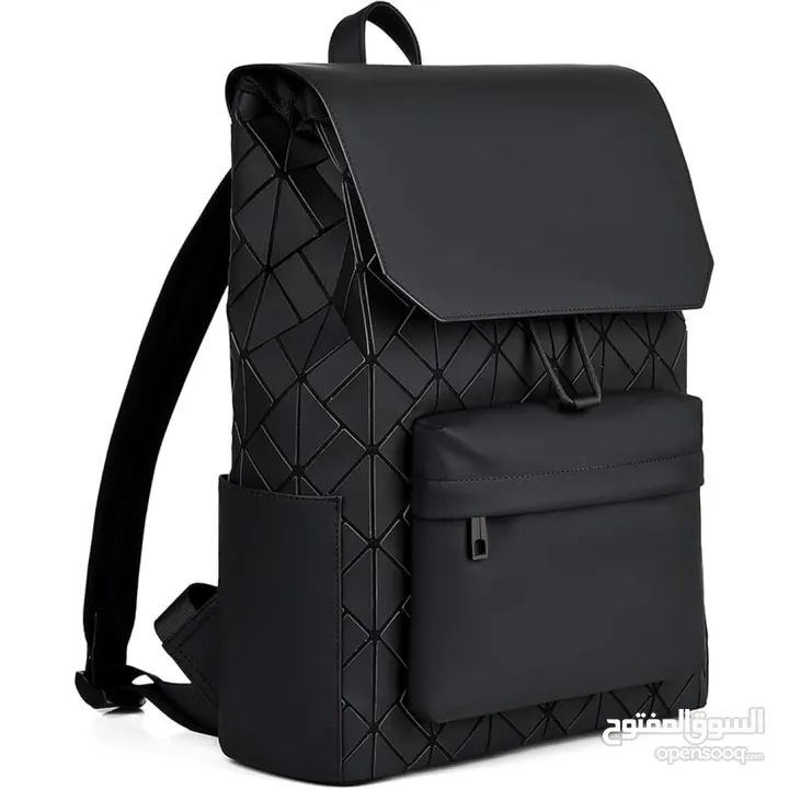 Shock Absorbing Waterproof Laptop Backpack with shoulder strap 15.6” -Black حقيبة شنتة لابتوب