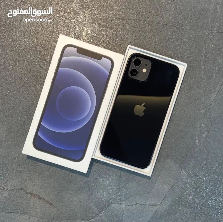 Iphone 12-128gb used battery 90-94%/مستعمل بحالة الوكالة ومكفوووول