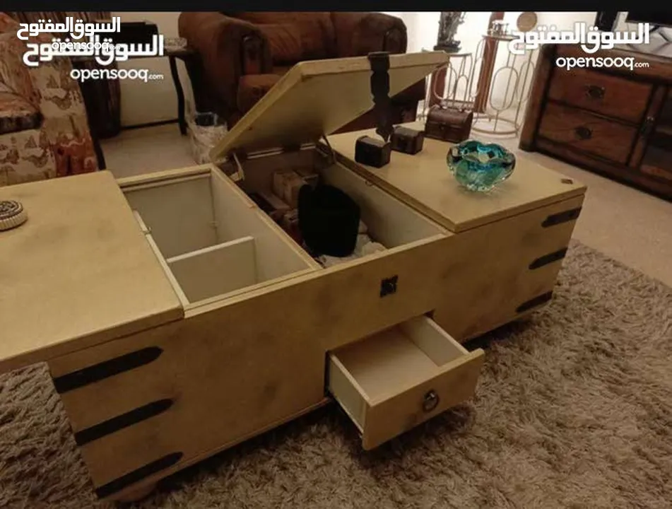 -طاولة جلوس امريكي مع ملحقين فخمة