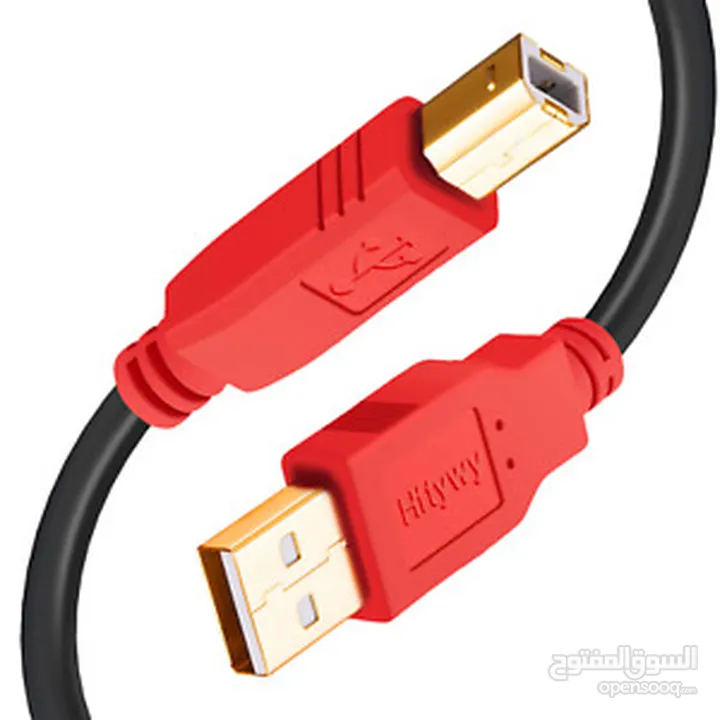 USB PRINTER CABLE وصلة طابعة كيبل طابعة 