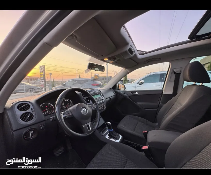 تيجوان فل اضافات مع بانوراما بنزين بيع او بدل