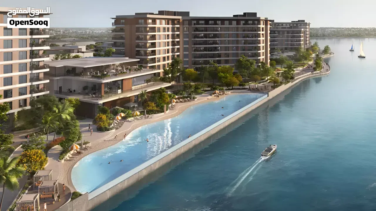 شقه غرفه للبيع بجزيره ياس مشروع جاردنيا باي مع تراس مساحه كبيره من اميز مشاريع الجزيره