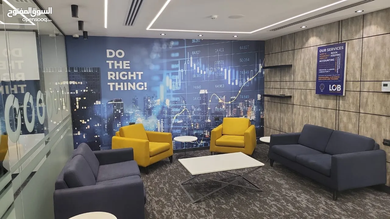 مكتب فخم للإيجار أو البيع