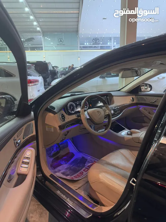 مرسيدس S 550 2014 ماشية 57 الف كيلو فقط كلين تايتل