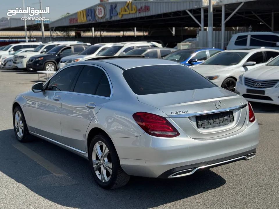 مرسيدس C220D 4 MATIC  موديل 2016 - وارد كوري - اوراق جمارك