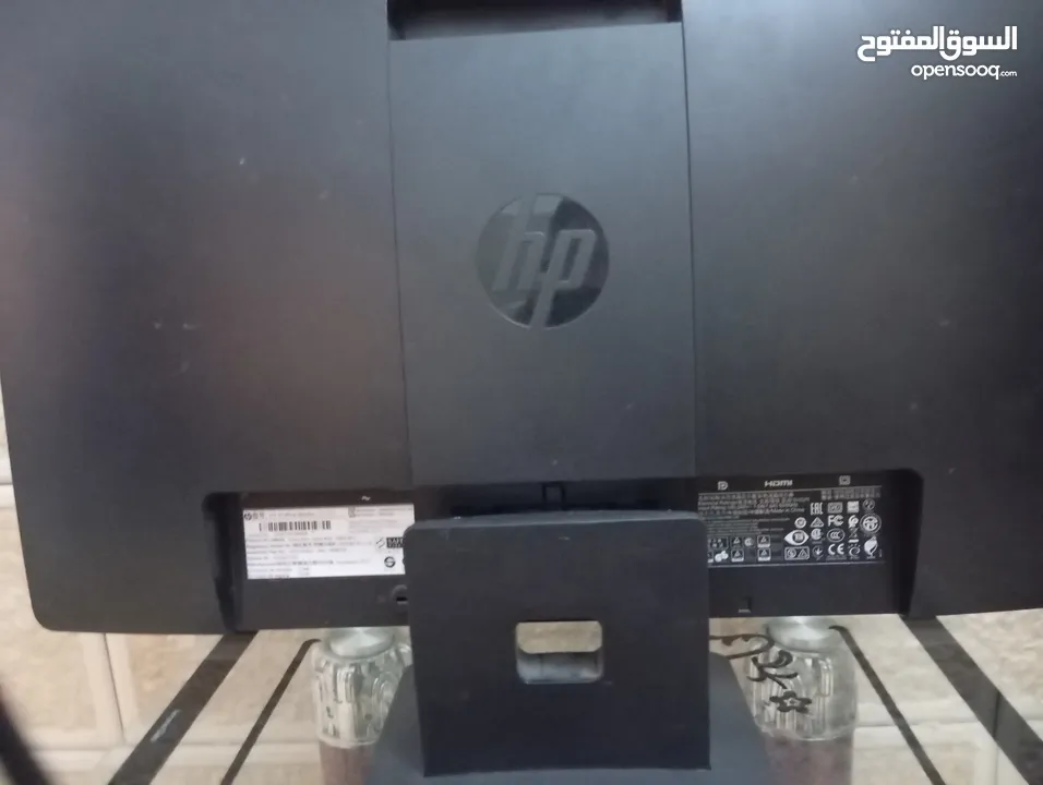 شاشة كمبيوتر نوع HP 24 انش full hd بحال الجديد للبيع