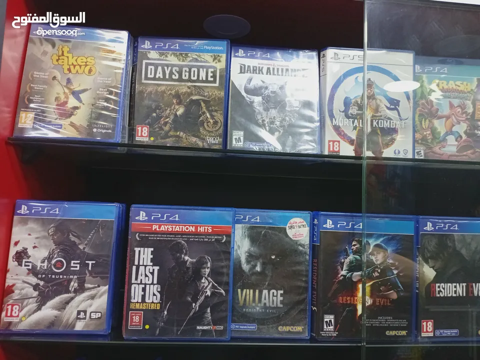 سيديات بلايستيشن فور  و فايف PS4 &PS5 CD.S