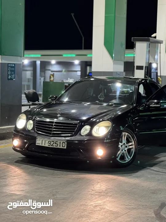 مرسيدس E200 2007 للبيع Mercedes E200  افانغارد 2007 E63 Amg kit Avantgard