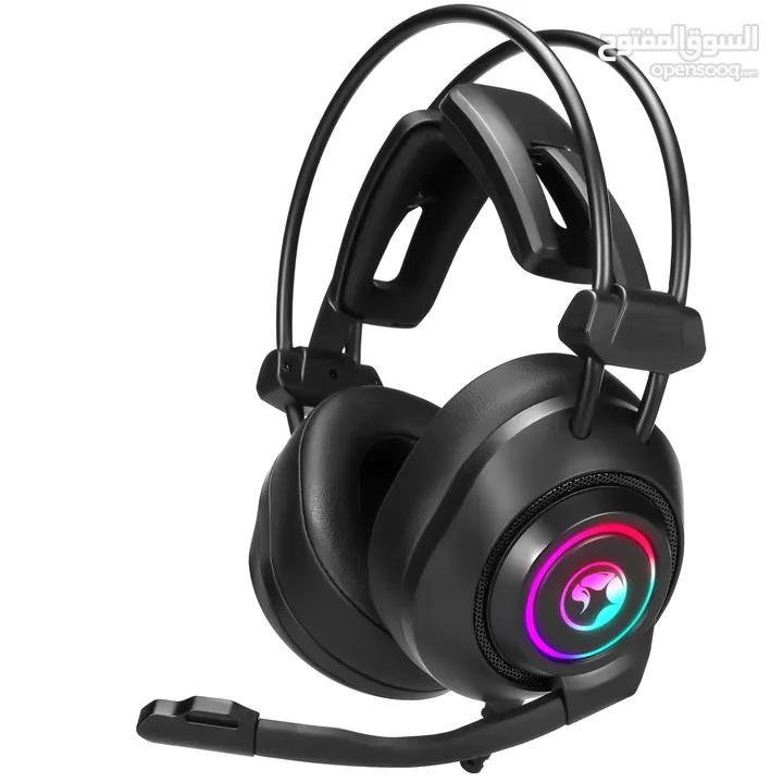 سماعات رأس هيدسيت اصليه سلكي للكومبيوتر MARVO SCORPION HG9056 7.1 VIRTUAL SURROUND USB HEADSET