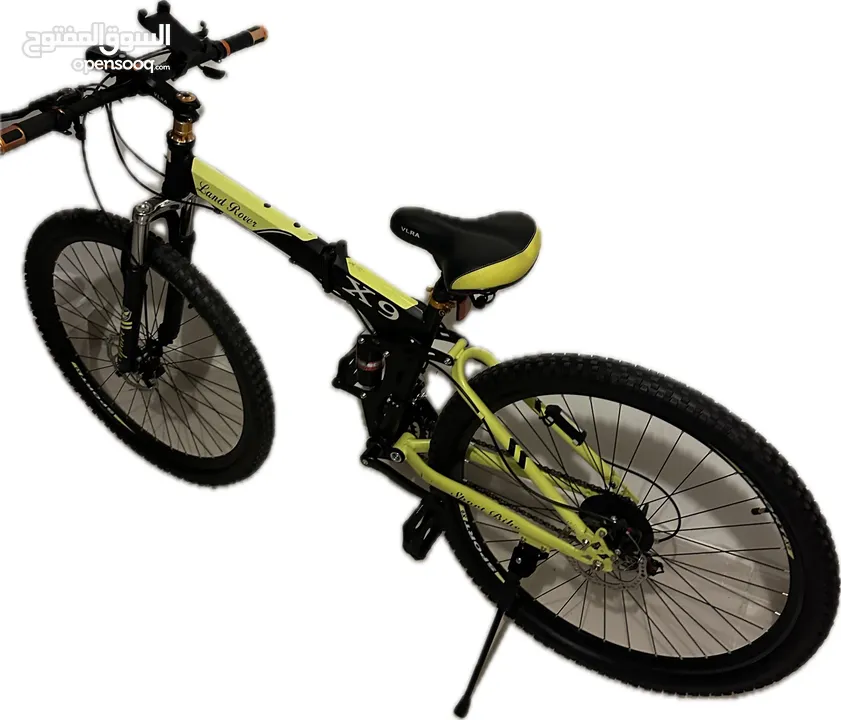 Foldable Mountain Bike —  Sturdy Fast and Feature-Packed with Lights Phone Mount & More!