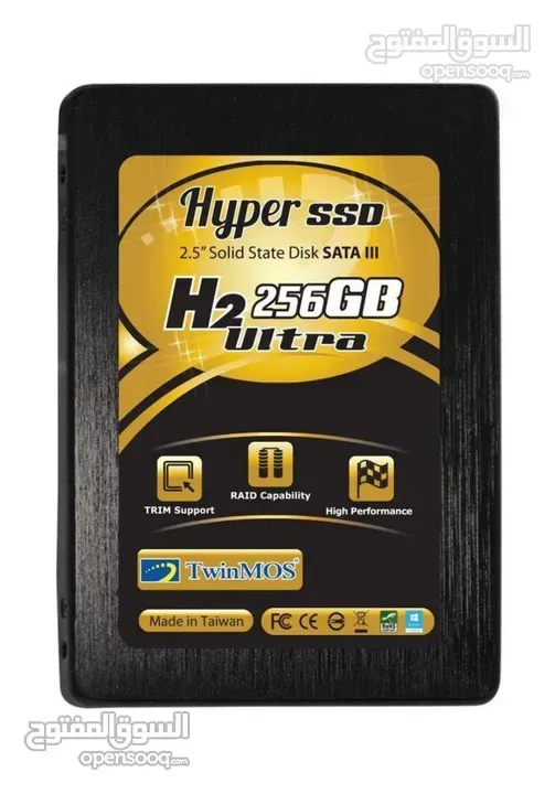 هارد دسك داخلي سريع 256GB TWINMOS H2 ULTRA 3D NAND 20X SPEED DESKTOP - LAPTOP GAMING SSD 2.5 INCH