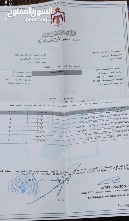 ارض للبيع في منطقه المفرق بلعما