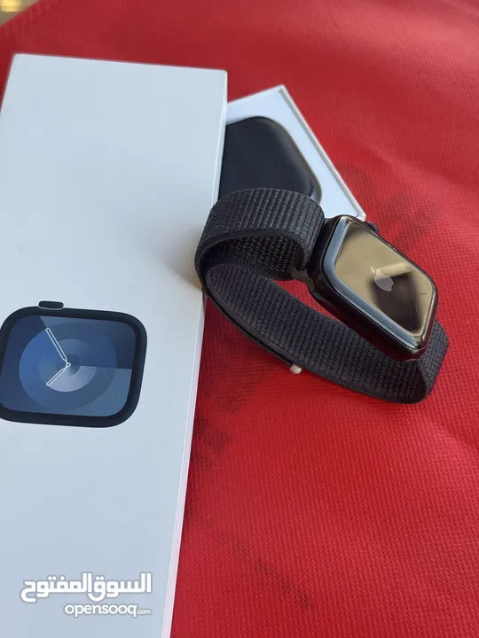 Apple watch S9 45mm بطارية 100٪؜ كفالة ابل 8 شهور