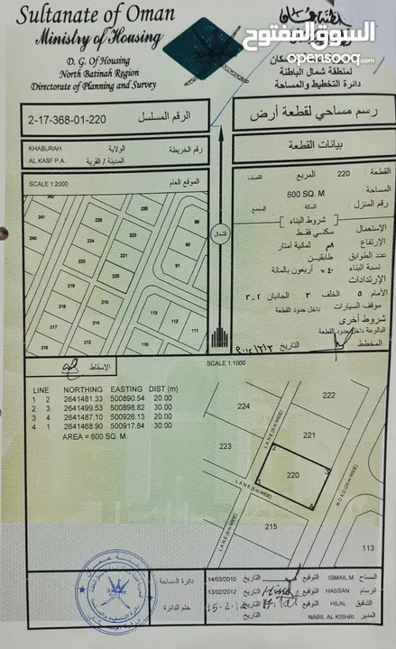 أرض في القصف مخطط 368 للبيع