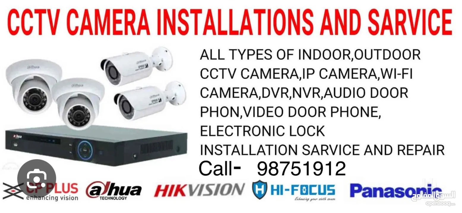 Cctv instlation, intercom, network , maintance