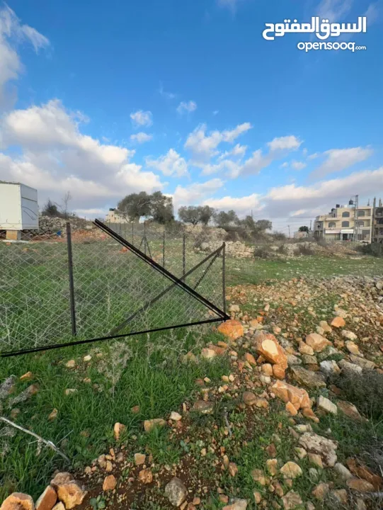 ارض للبيع 1300م ع الشارع الرئيسي لعطارة