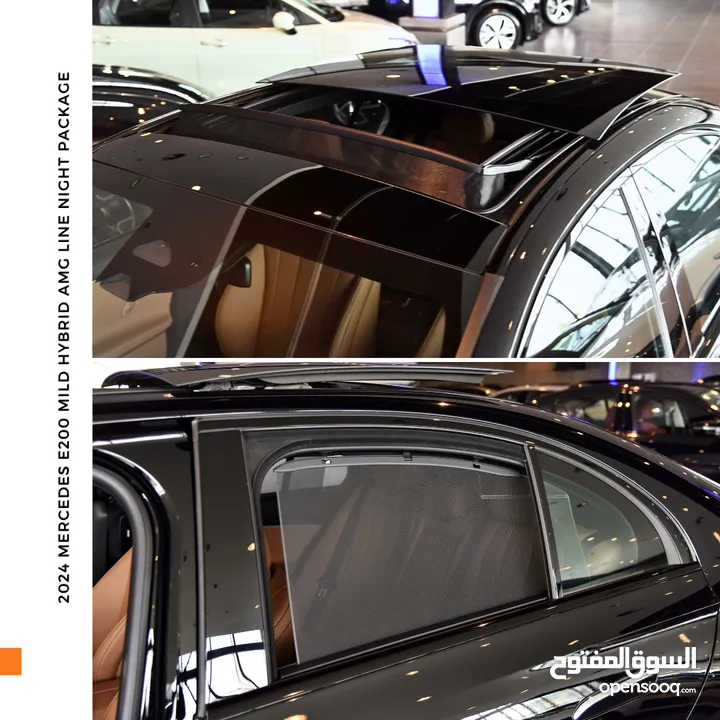 مرسيدس اي كلاس مايلد هايبرد نايت بكج 2024 Mercedes E200 Mild Hybrid AMG Line Night Package