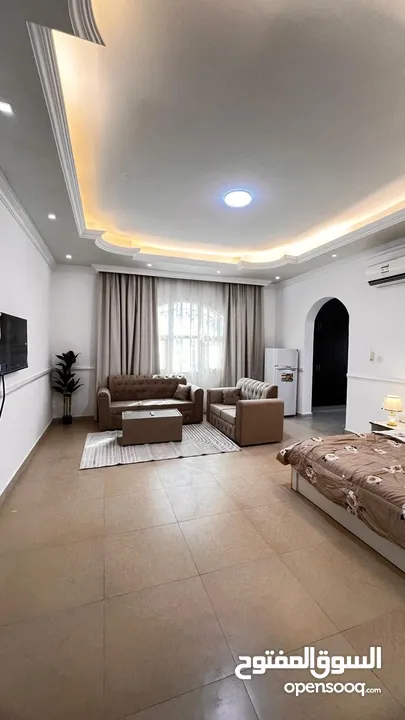 Furnished VIP studio for rent within Villa's  in alain area