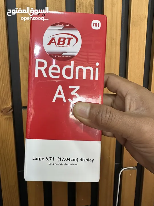 Redmi A3 ram 3gb memory 64 gb new all color