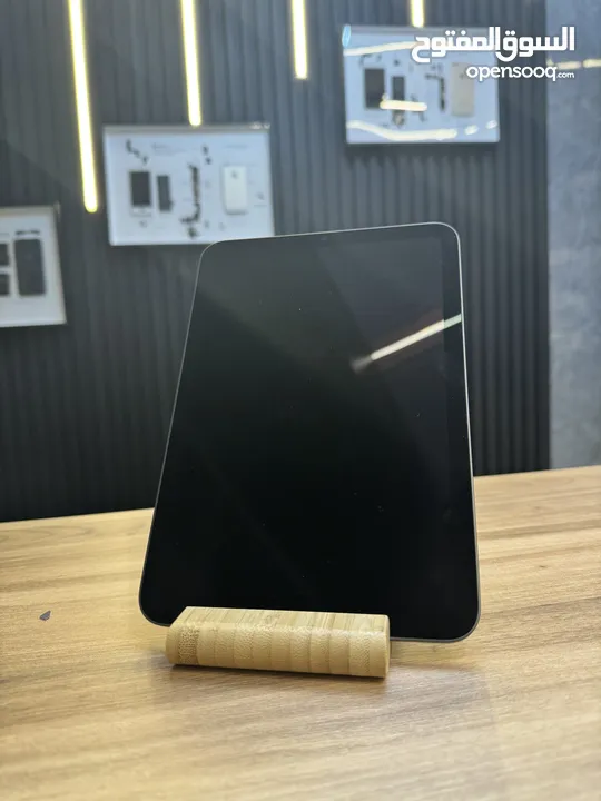 iPad mini 6 WiFi iPad mini 64GB iPad mini بطارية 100% iPad mini أسود iPad خفيف وسريع iPad mini تقسيط