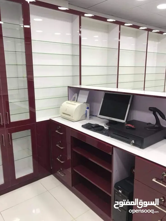 ديكور صيدليات تصميم وتنفيذ