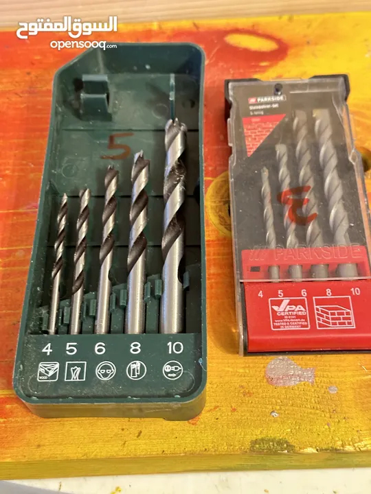 عدد يدوية وارد أوروبي بحال الوكالة للبيع بسعر مغري DEWALT BOSCH PARKSIDE and DREMEL