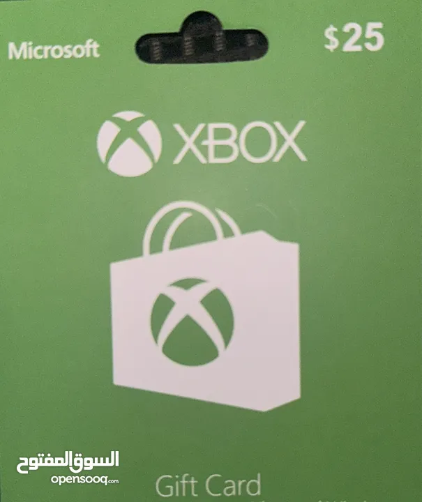 بطاقة شحن 25$ اكس بوكس Xbox Gift Card 25$