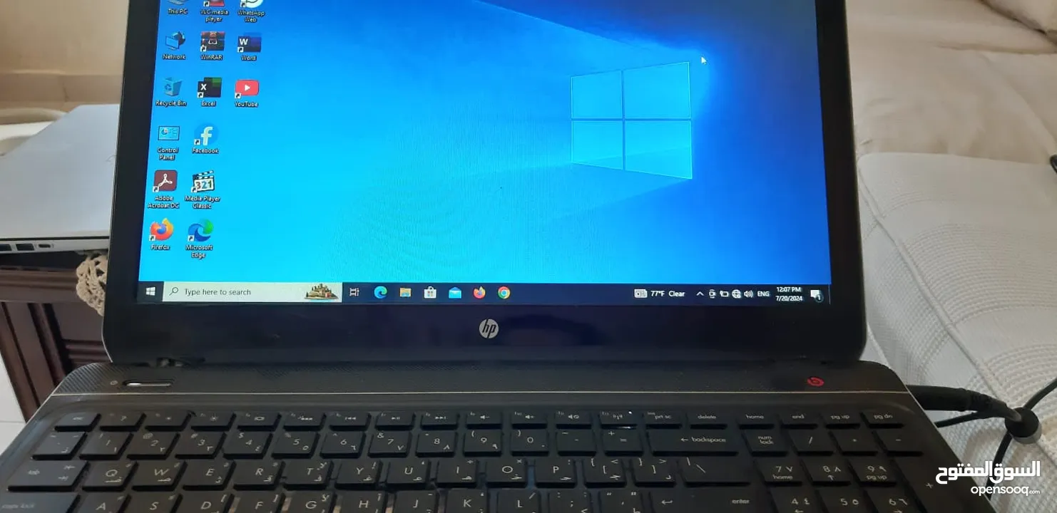 نزلنا السعر لاب توب HP  240G  ويندوز جديد 10 .17 بوصه بحاله ممتازه يصلح للطلاب و الاعمال جاهز