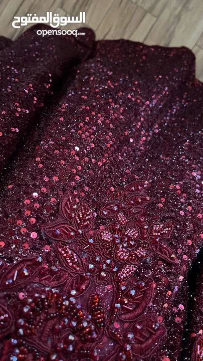 فستان خطوبة خمري (برجندي) للبيع