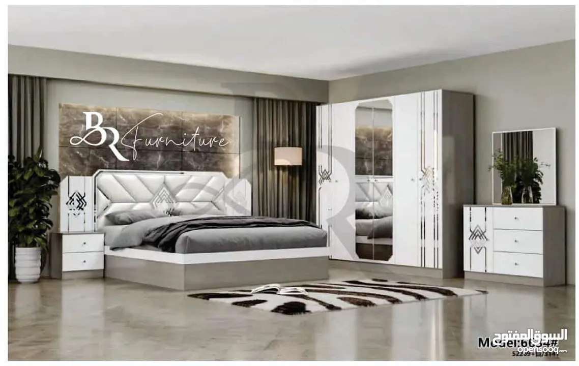 BEDROOM SET WITH MATTRESS 6PCS