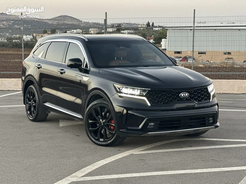 كايا سورينتو /2020 فل الفل  فتحة سقف بانوراما  2x4 ///200Hp  ديزل  2200cc  فل الفل مسكر بلاك