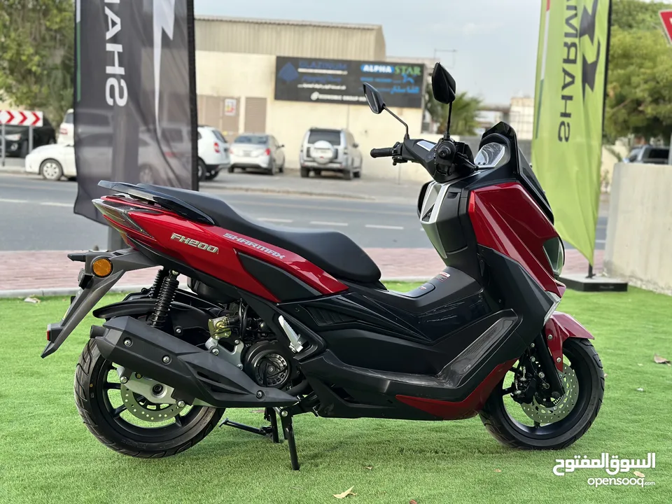 SHARMAX FX 200 WITH WARRANTY (maxi scooter, ماكسي سكوتر)