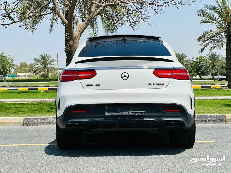 MERCEDES GLE63 S COUPE FULL OPTION GCC SPACE MODEL 2016