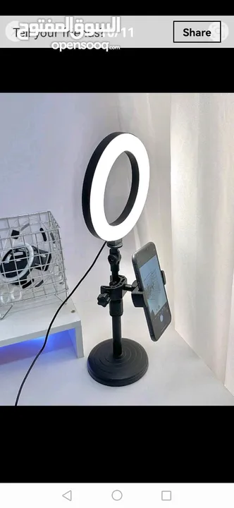 Ring light اضاء مكتبية للتصوير