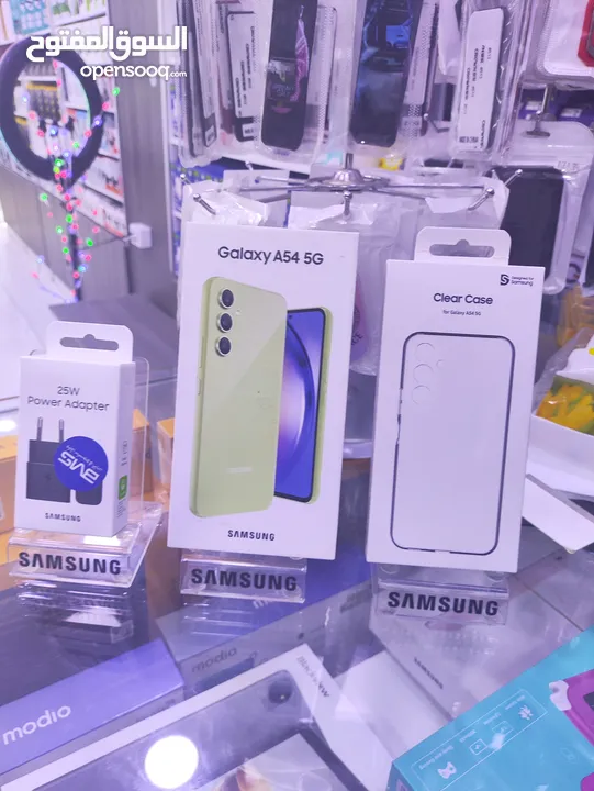 الوان الصيف ليموني SAMSUNG A54 5G جديده معها كفى وشاحن هدية متوفر توصيل