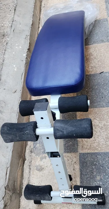 أثقال أوزان مختلفة + جهاز معدة