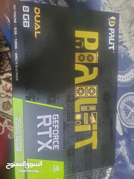 rtx 2060 super palit 8gb بحاله الوكاله