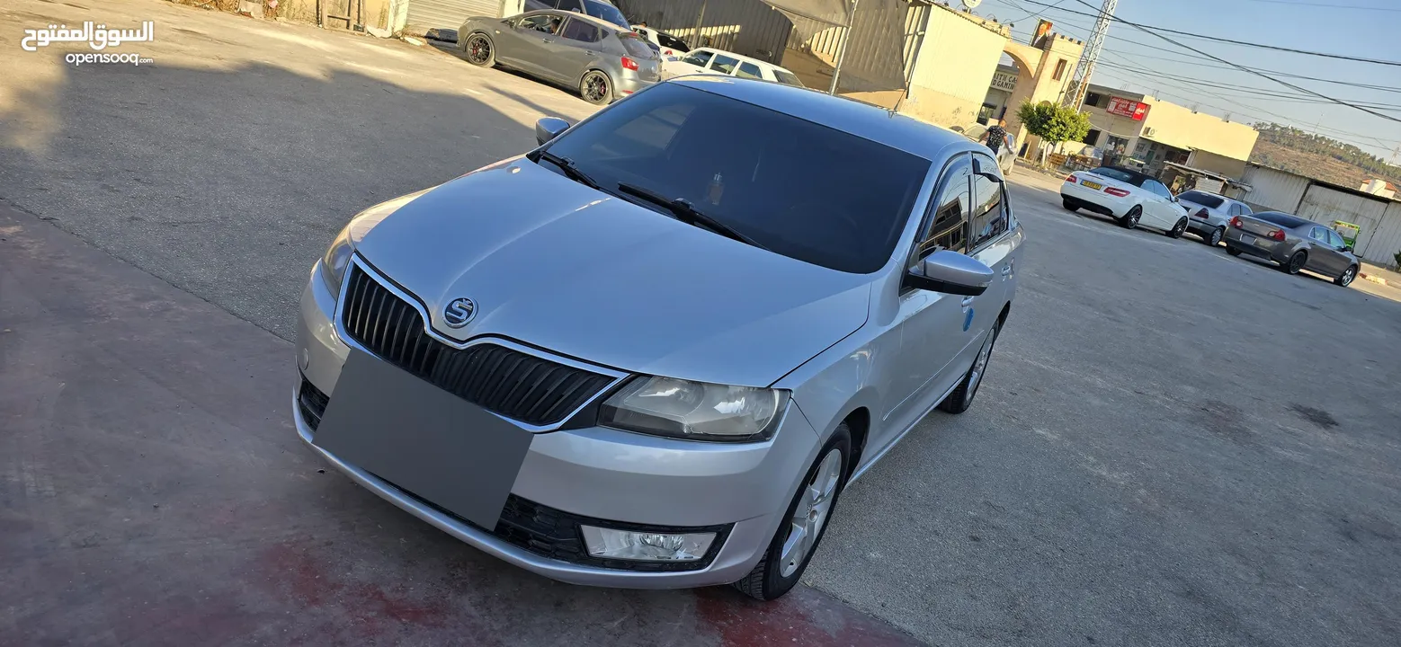 سكودا رابيد لقطه وعداد قليل
