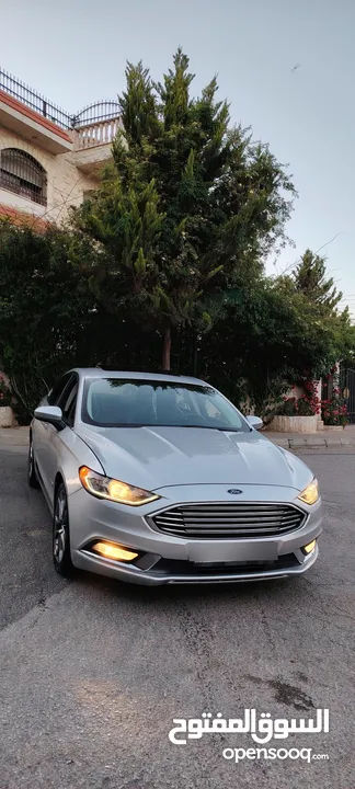 فورد فيوجن سبورت بكج فتحه2017 فحص كامل مالك واحد من الحره كلين تايتل صيانة الشركه ممشى قليل 95الف