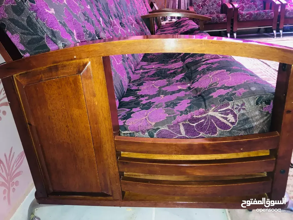 طقم غرفة جلوس لون بنفسجي