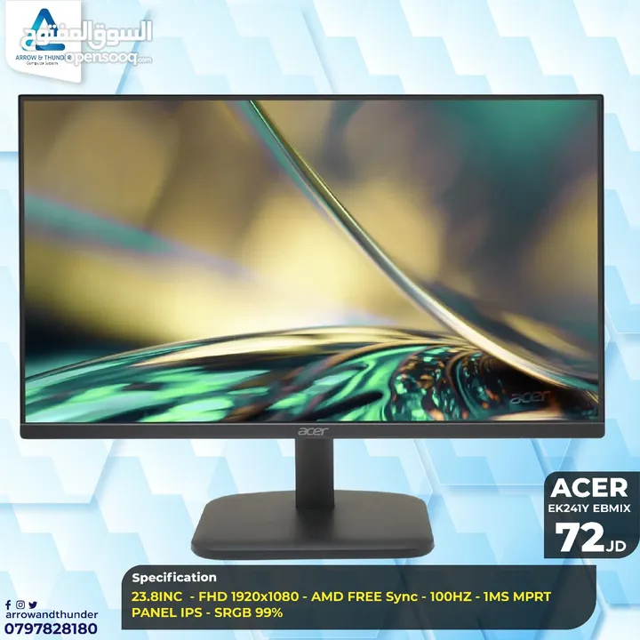 شاشة ايسر Monitor Acer بافضل الاسعار