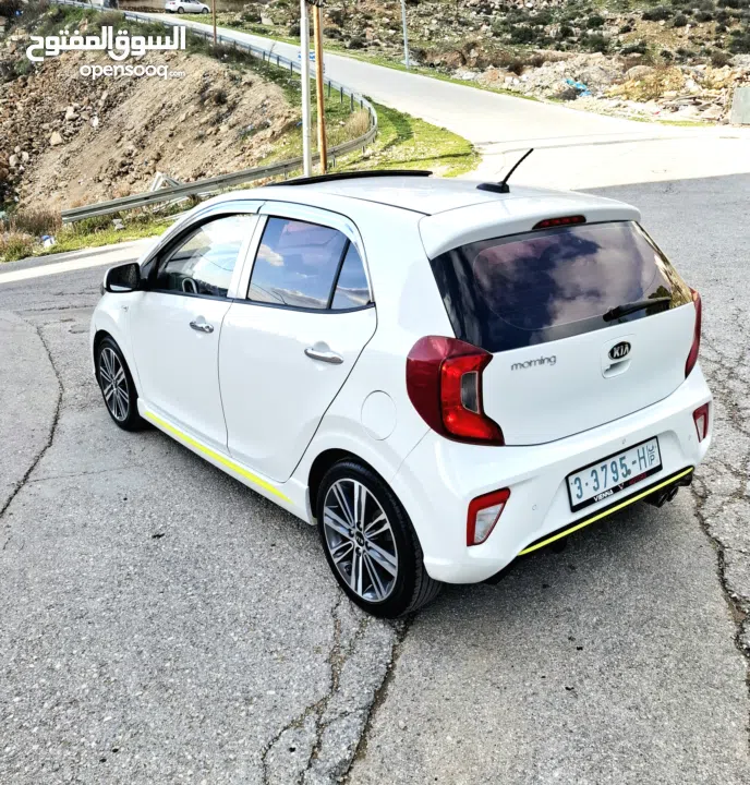 كيا مورنينج  2018  GT  فل إضافات + فتحة سقف